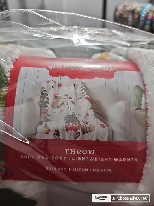 Christmas throw blankets